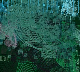 Abstract painting on canvas. Hand made art. Colorful texture. Modern artwork. Strokes of fat paint. Brushstrokes. Contemporary art. Artistic background image.