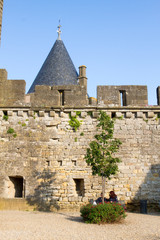 Fortified French city of Carcassonne