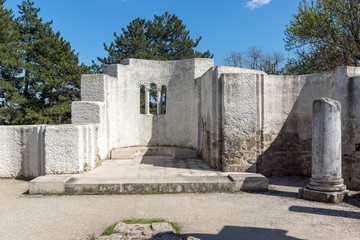 Ruins of Round (Golden) Church  of St. John near The capital city of the First Bulgarian Empire Great Preslav (Veliki Preslav), Bulgaria