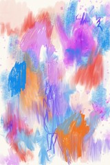 abstract hand painted background of loose painterly strokes, unique for your background or surface 