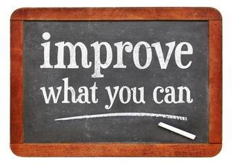 Obraz premium Improve what you can