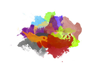 multicolored colorful watercolor background