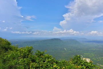 Mountain View of Preah Vihear Temple, Cambodia