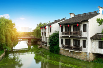 Historic scenic old town Wuzhen, China