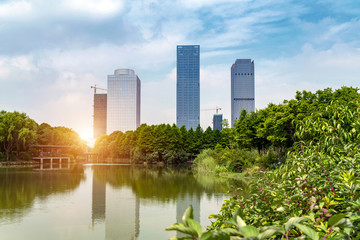 Wuxi skyscrapers in China