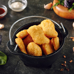 Heap of Delicious Chicken Nuggets