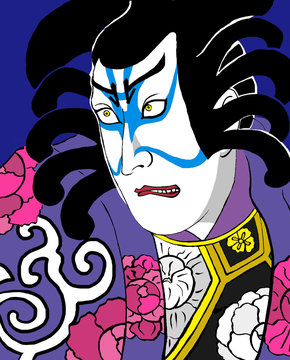 歌舞伎絵 鳥居忠雅 歌舞伎十八番 鳴神 | 浮世絵 | 原書房 神田神保町