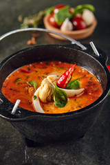 Tom Yum or Tom Yam Soup
