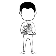 businessman with money character