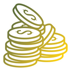 money dollars finance icons