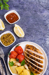 Fried chicken breast