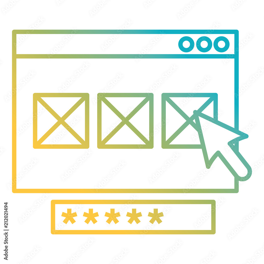 Poster security password access template