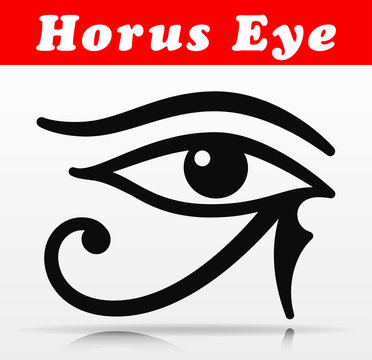 horus eye vector icon design