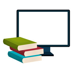 education text books with computer