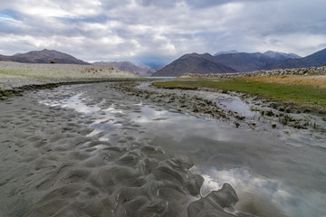 Backwaters near Pangong Lake, Ladakh