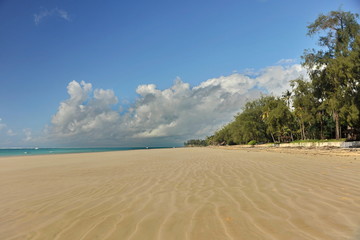 Sunny Beach on the Indian Ocean