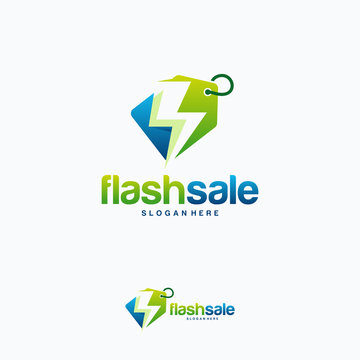 Sale Logo designs vector, Flash Sale logo template