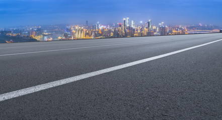 City night and skyline