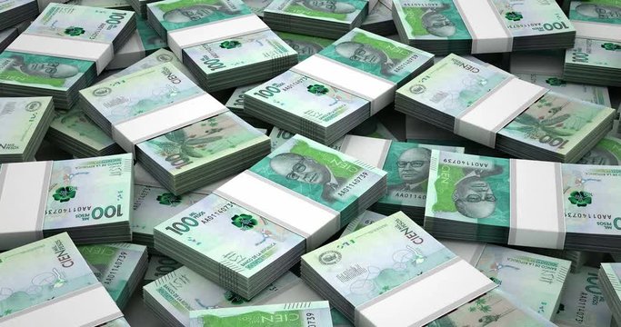 Stack of Colombian Pesos (seamless)