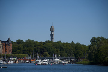 The island Djurgården in Stockholm