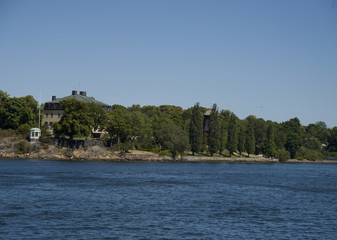The island Djurgården in Stockholm