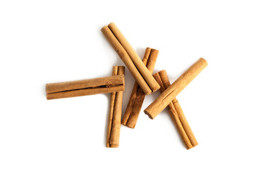 Cinnamon sticks from above