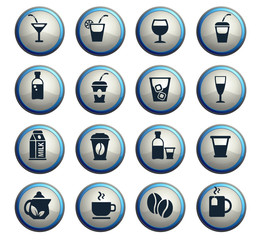 drinks icon set