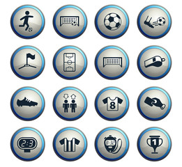 football icon set