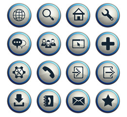web tools icon set