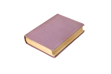 old book with a lilac cover