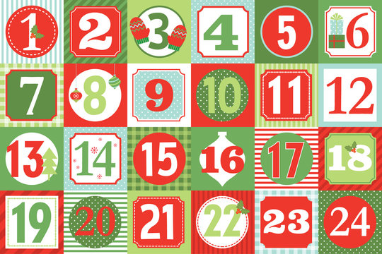 christmas advent calendar design