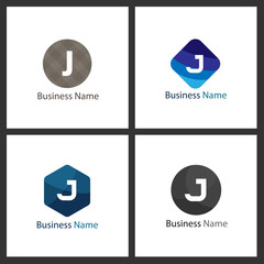 Letter J Logo Set Design