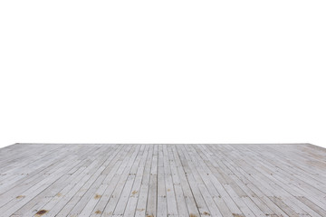 wooden bay dock wood isolated on white