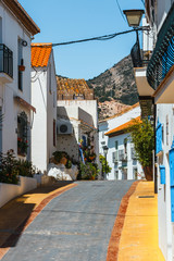 Fototapeta na wymiar Mijas, charming white village in Andalusia with white houses, Spain