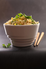 bowl of fried rice