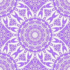 Seamless vector pattern. Geometric floral ornament. For Interior decoration, wallpaper, presentation, fashion design, print.