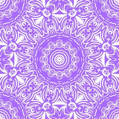 Modern Decorative Cicle Vector Shapes. Floral mandala. Vector illustration.