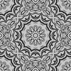 colored floral geometric vector pattern. Vector illustration. ideal for creative and decorative projects