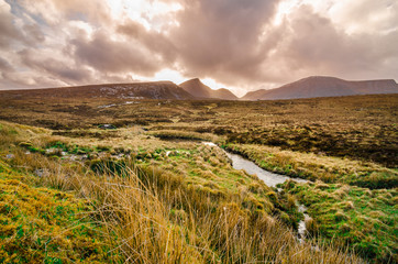 Isle of skye, Quiraing mountain, Scotland scenic landscape
