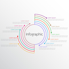 Vector infographic templates used for detailed reports. All 11 topics.