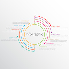 Vector infographic templates used for detailed reports. All 9 topics.