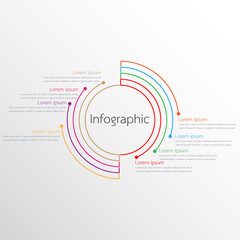 Vector infographic templates used for detailed reports. All 8 topics.