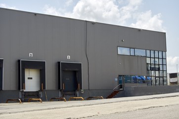 Naklejka premium facade of an industrial building