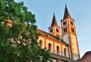 Würzburg, Kiliansdom, Westtürme