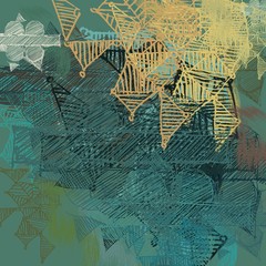 Abstract painting on canvas. Hand made art. Colorful texture. Modern artwork. Strokes of fat paint. Brushstrokes. Contemporary art. Artistic background image.