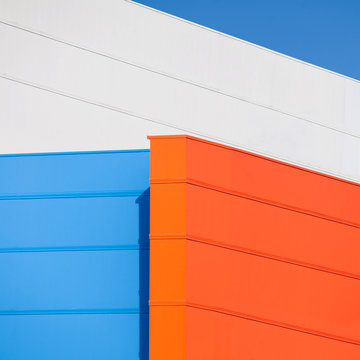 Minimal modern architecture building