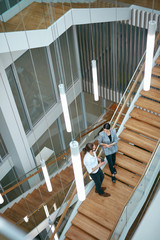 Business People Working In Modern Office