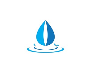 water drop Logo