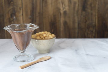 Hummus shake (vegan drink)