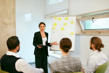 Business Training. People Meeting In Office.